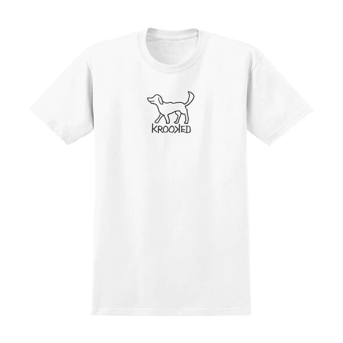 Krooked - El Perro Shirt (White/Black)